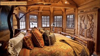 Stay in the hut to avoid the cold and sleep on snowy days. Decompress and meditate to help you sleep