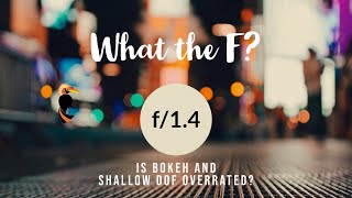 What the F? - Are you shallow (DOF) or deep? - In Tamil