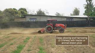 Land preparation for farming