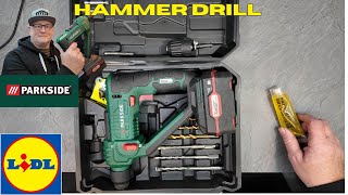 lidl Parkside 20V Hammer Drill Review – Lightweight, Versatile \u0026 Powerful!