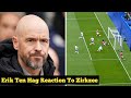 Erik ten Hag Reaction To Zirkzee After Disallowed Goal  | Garnacho Disallowed Goal