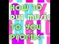 How to put music to you profile on imvu