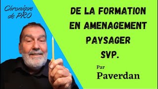 Formation en Amenagement Paysager