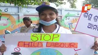 Ollywood couple Archita \u0026 Sabyasachi joins rally against child labour