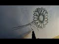 ഒരു സൂര്യകാന്തി പൂവിൻറെ പ്രണയം drive a flower pencildrawing pendrive