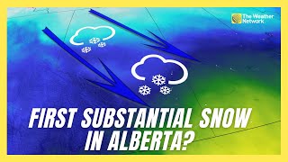 Sharp Decline in Temperatures Could Bring First Major Snowfall to Alberta