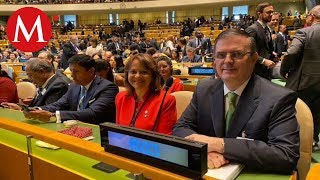 En asamblea de la ONU, México expresa apoyo a víctimas de terrorismo