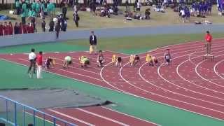 第51回滋賀県中学校春季総合体育大会（3年男子100m決勝）