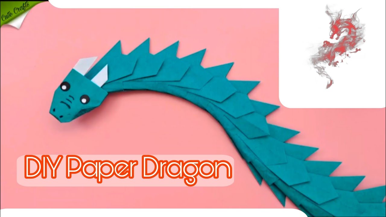 Diy Paper Craft Dragon Making Tutorial ёярй Youtube