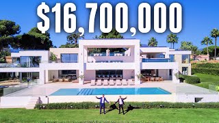 INSIDE a $16,700,000 Eco-Friendly Modern Mediterranean MEGA MANSION