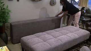 Serta Convertible Sofa - From Sofa to Bed In Seconds - Lainey's Furniture