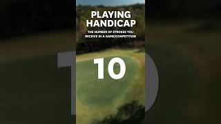 Playing Handicap™ and Course Handicap™. What’s the difference? 🧮