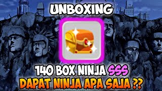 BUKA 140 BOX NINJA SSS !! ISINYA APA AJA ?? Ninja Heroes New Era