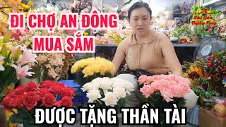 CHỢ AN ĐÔNG KHÁCH TỚI MUA SẮM ĐÔNG NHƯ TẾT | GIỚI THIỆU SHOP HOA TƯƠI, KHUÔN BÁNH, UY TÍN GIÁ HỢP LÝ