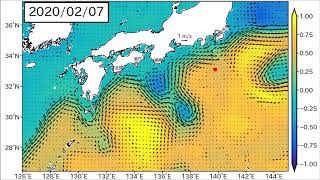 2020年3月3日までの黒潮「長期」予測