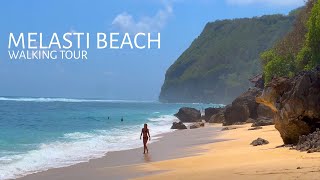 Melasti Beach Walking Tour and Sunset View - Relaxing Video