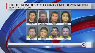 Eight detained by ICE from DeSoto County