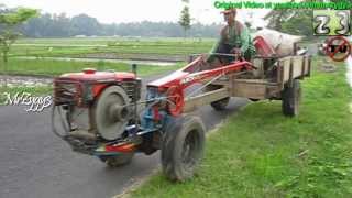 Yanmar Two Wheel tractor Riding Back To Garage