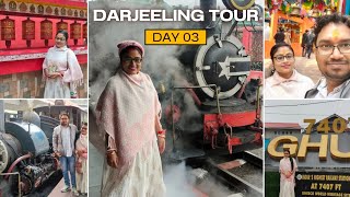 Darjeeling Tour || Darjeeling Day-3 || Mahakal Mandir, Joy Ride, Kunga Restaurant, Tibet Museum🚂