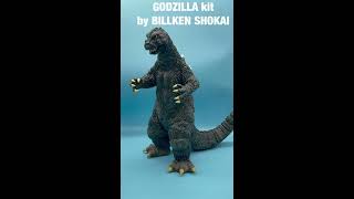 GAMERA,GODZILLA model kit Brush painting 海洋堂ガメラとビリケン商会ゴジラ 筆塗り ＃shorts