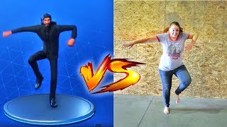 FORTNITE DANCE CHALLENGE with ADLEY!!  (mostly fails)