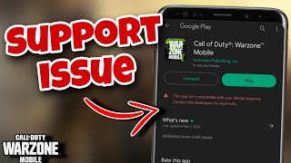 WARZONE MOBILE | WHY YOUR DEVICE IS NOT COMPATIBLE WITH THE SOFT LAUNCH