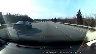 Cincinnati to Chicago dash cam time lapse