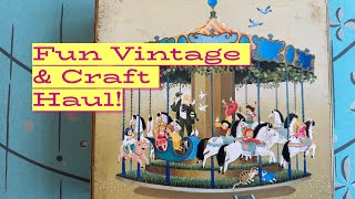 Fun Vintage & Craft Haul