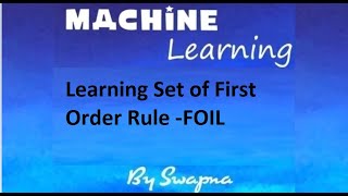 Learning Rule of First Order Rule- FOIL