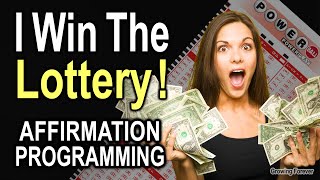 I Win The Lottery! Money Affirmations for a Millionaire Jackpot Mindset ~ Sleep Programming