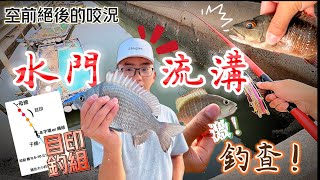 下車就能釣的不起眼水門竟然藏這麼多魚？訊號多到一直放槍…前打目印釣組分享 釣點探查！紅槽 黑格 黑點