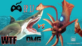 MEGALODON VS GIANT SQUID!!! (Hungry Shark World Gameplay) PS4 EP 17