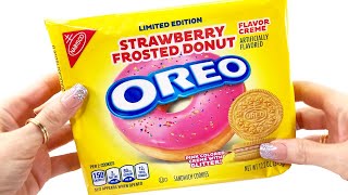 Strawberry Frosted Donut OREOS - Unwrapping