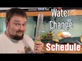 Aquarium Maintenance Tips - How to make a water change schedule