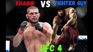 Khabib Nurmagomedov vs. Fighter Guy | EA sports UFC 4 (Street Fighter)