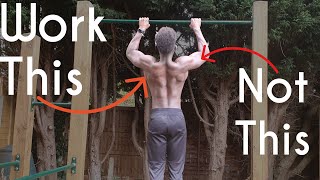 Can't Feel Pull Ups In Your Lats? | JUST DO THIS