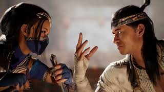 Kitana ask Liu Kang about her titan double  (All Intro Dialogues Kitana vs Liu Kang) - MK 1
