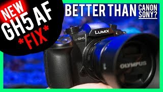 GH5 Autofocus FIX | Better than Canon/Sony?