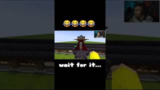 WARDEN funny moment 🤣#minecraft #short #warden #funny