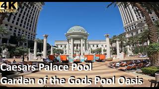 Inside Caesars Palace Las Vegas 2026 | Garden of the Gods Pools, Luxury Room & Gym 4K