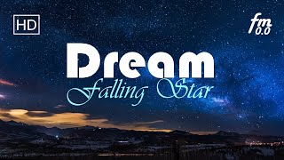 Dream - Falling Star | Relaxing Sleep Music and Night Nature Sounds | Soft Crickets, Beautiful Piano