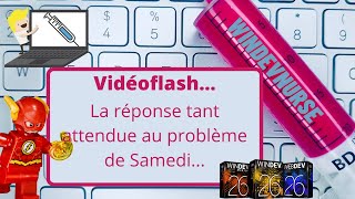 081.La réponse à la question de samedi dernier