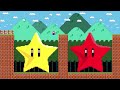 Super Mario Bros. But Anything Mario Touches Turns To MARBLE  Game Animation