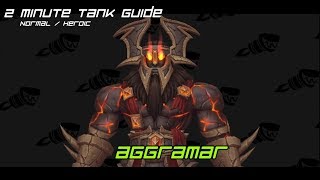 2 Minute Tank Guide - Aggramar LFR/Normal/Heroic