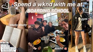 A WEEKEND IN MY LIFE at BOARDING SCHOOL *study edition* | Ella Katherine