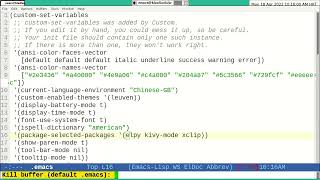 Python in Emacs 0017 -- How I showed Python running results at the bottom part of the window?