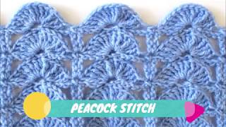 How to Crochet Peacock Stitch