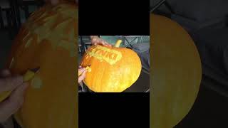 How to carve an inscription on a pumpkin / Jak wyrzeźbić napis na dyni Dożynki Niezdrowice