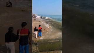 Digha Dolphin 🐬 Dhew 🥰🥰🥰 #sea #waves #shorts