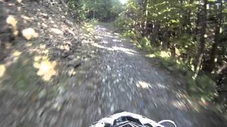 [林道探訪] 無双連山線/作業路ホソ山線 with Honda SL230 GoProHD